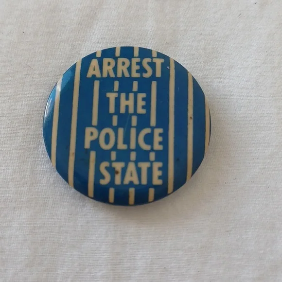 SET OF 10 Vintage 80s Political Punk Rock Pinback Buttons in Various Sizes - Picture 6 of 16